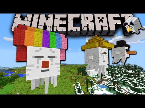 Minecraft 1.6: Fancy Ghasts! Ghoulish Ghost Decorations