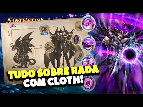 TUDO SOBRE  RADAMANTHYS COM  CLOTH REPAIR -  Saint Seiya Awakening