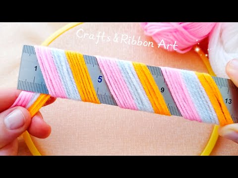 It's so Beautiful ❤️🌟 Superb Flower Craft Idea with Wool 🌹 DIY Amazing Woolen Roses