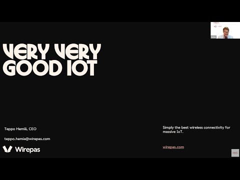 Simply the best wireless connectivity for Massive IoT:  Teppo Hemia, Wirepas