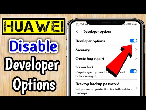 How To Disable Developer Options On Huawei Mobile Phones | Huawei Turn Off Developer Mode