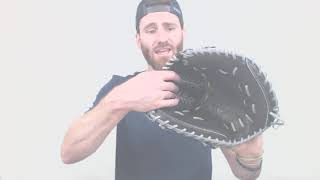 Video thumbnail: Wilson A2000 SuperSkin FPCM 34" Fastpitch Softball Catcher's Mitt: WBW10021834