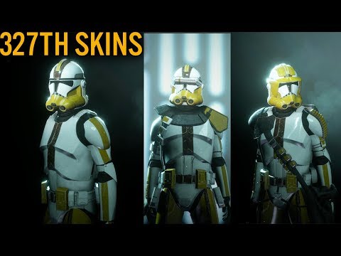 New 327th Star Corps Clone Skins Overview - Star Wars Battlefront 2