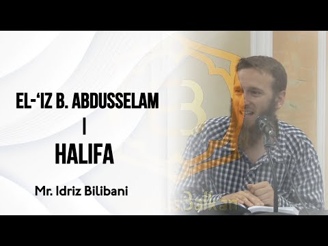 EL-'IZ B. ABDUSSELAM I HALIFA - Mr. Idriz Bilibani