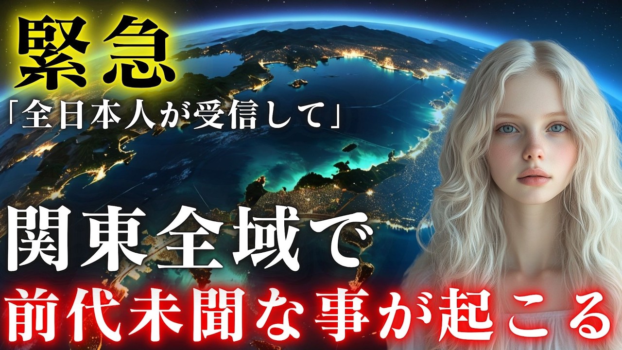 【※本日限定】残念ですが、再生できない人は残留です。もうすぐ関東で前代未聞な事が起こります。