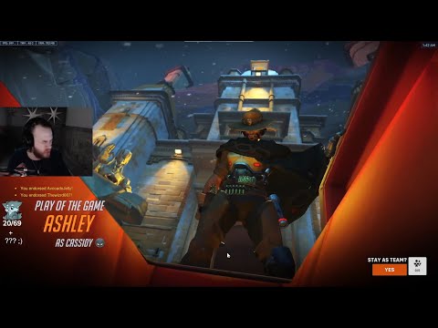 POTG! THIS IS WHAT THE BEST CASSIDY LOOKS LIKE - IDDQD CASSIDY GAMEPLAY OVERWATCH 2 SEASON 9