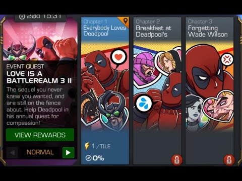 Marvel: Contest of Champions - Love is a Battlerealm 3 II Event Quest {Story]