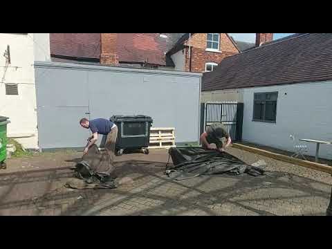 tempest 100 Vs trakker hide XL speed test 🤣 featuring Alex and Dave