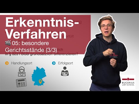 🟥 Besondere Gerichtsstände (3/3)  | 🎬 05 | ZPO-Erkenntnisverfahren