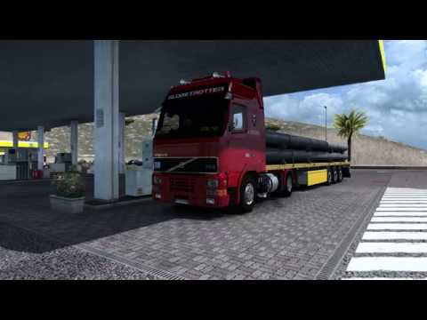 ETS2 1.35 Promods 2.41 Volvo FH12 from Eilat To Jerusalem  Middle East DX11