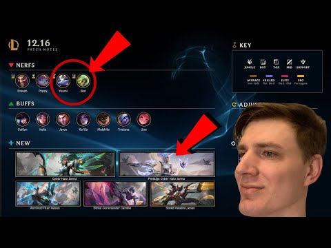 LEAGUE NEWS UPDATE: Patch 12.16 RELEASED | What did they do to Yuumi?? | Hashinshin patch review