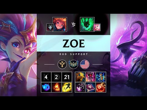 Zoe Support vs Thresh: Super CC - NA Challenger Patch 14.24