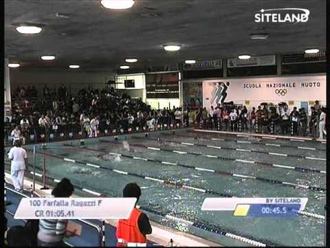 Serie 1 dei 100 Farfalla Ragazzi Femmine - 15 Memorial Chiara Giavi