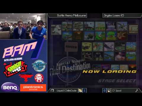 Bam7 Melee Singles Top 8 - Liquid | Chillindude vs CF Spud