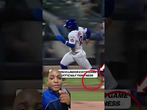 Ahora Salió Lindor del Juego 😳 #mlb #mlblb #baseball