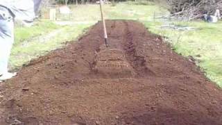 Leveling A Raised Bed for planting on Jimbo Jitsu's Farm House Show