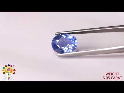 Blue Sapphire 5.05ct. (Luxury) video