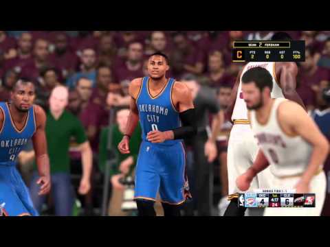 NBA 2K16:My career NBA Finals part1 game 3