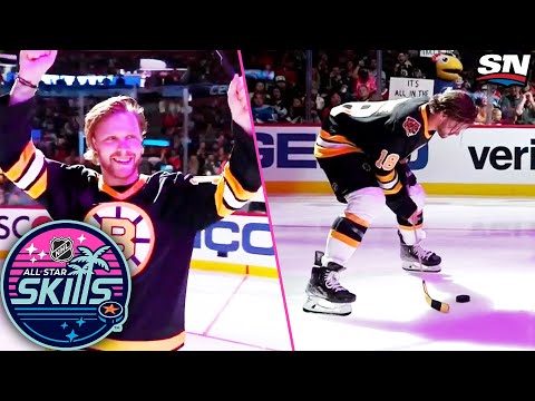 David Pastrnak's HAPPY GILMORE Goal at 2023 NHL All-Star Skills