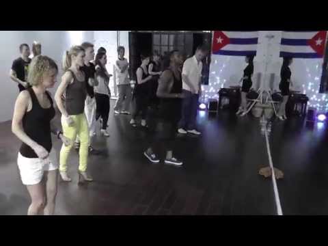 Salsa Class 30.06.15 at D'AKOKAN Dance School - Yoandy & Natasha
