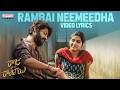 Rambai Neemeedha Naku Video Lyrics Raju Weds Rambai Akhil Tejaswi Rao Suresh Bobbili