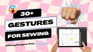 How these Shortcuts Can Save You Hours in Affinity Designer iPad for Sewing (Pt. 3)