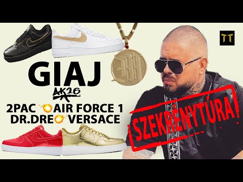 GIAJ AK 26 szekrénytúra 🔥 Air Force 1, Tupac, sneakerek és divat - interjú  2. rész