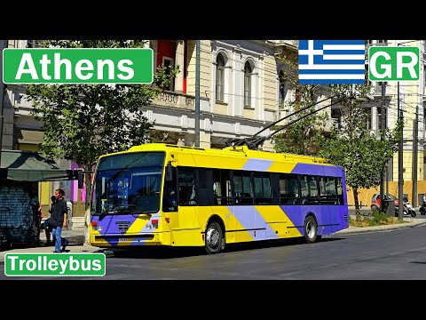 🇬🇷 ATHENS TROLLEYBUS 2021 | Τρόλεϊ Αθήνα【4K】