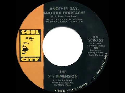 1967 HITS ARCHIVE: Another Day, Another Heartache - 5th Dimension (mono 45)