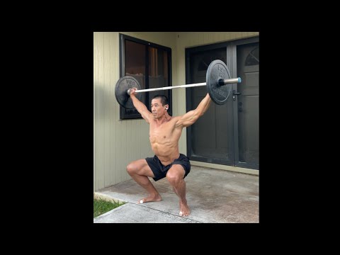 Day 272 FitPro Hawaii Workout - 65 lbs. Overhead Squat- February 11, 2021 6:09 pm