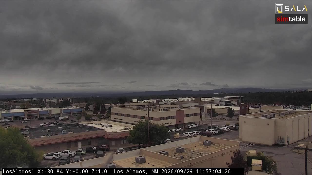 Live webcam view of Los Alamos Wildfire Lookout