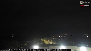 Simtable-SALA AlertWildfire Los Alamos live webcam