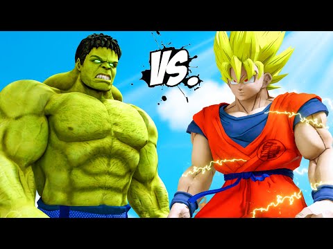 BIG HULK VS GOKU - SUPER EPIC BATTLE | KjraGaming