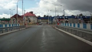 preview picture of video 'Пересечение границы Республики Польша - въезд (Border crossing Poland - in)'
