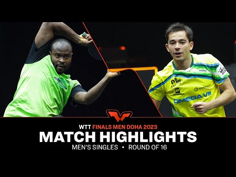 Quadri Aruna vs Hugo Calderano | MS R16 | WTT Finals Men Doha 2023