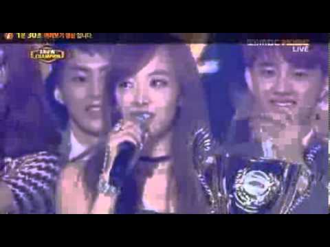 Today Winner is f(x) @ Music Show Champion 130807