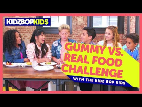 The Gummy vs. Real Food Challenge with The KIDZ BOP Kids