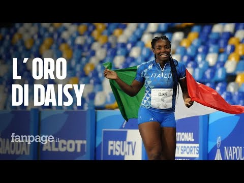 Universiade, oro per Daisy Osauke un anno dopo l'aggressione: "Ragazzi fate sport, è bellissimo"