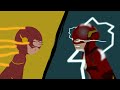 CW Flash Run vs DCEU Flash Run| Stick Nodes Animation