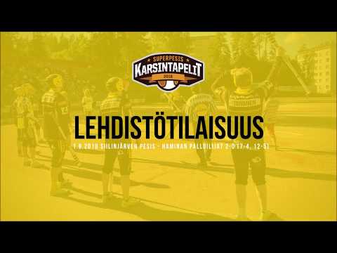 Lehdistötilaisuus: SiiPe - Hamina 1.9.2018