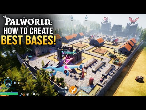 How to build BEST BASE in Palworld - ALL IN ONE - Breeding / Farming / Ranch Base