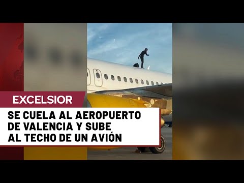 Joven sube al techo de un avión y retrasa vuelo por más de 2 horas