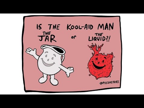 Is the Kool-Aid man the jar or the liquid?