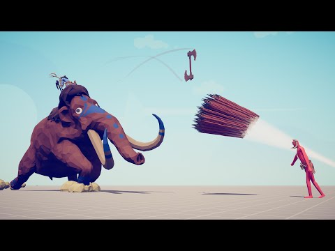WAR MAMMOTH vs EVERY GOD - Totally Accurate Battle Simulator TABS