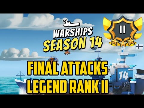 Boom Beach Warships Season 14 Legend Rank II 93 Stars Final Attacks