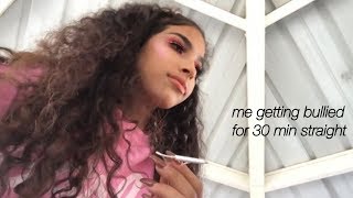 i wore solid colors to school for a week