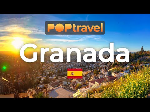Caminhando em GRANADA / Espanha 🇪🇸- Ponto de vista a ponto de vista - 4K 60fps (UHD)
