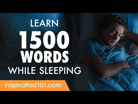 Filipino Conversation: Learn while you Sleep with 1500 words