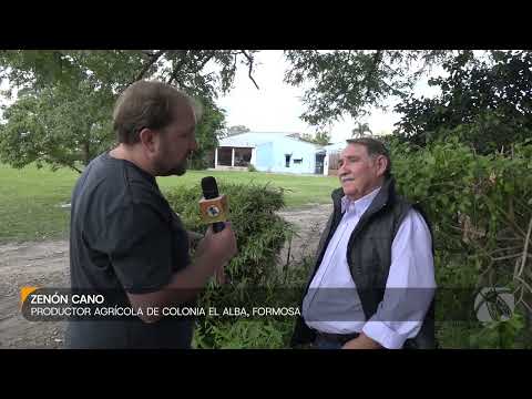 Zenón Cano, productor agrícola de Colonia El Alba, Formosa