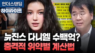[하이라이트] 뉴진스 다니엘 위약벌 수백억의 근거 (법무법인 디엘지 안희철 변호사) ※2025년 11월 19…